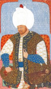 Султан Селим II, османска миниатюра на Накаш Осман от 1579 г.