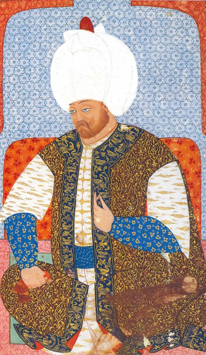Султан Селим II, османска миниатюра на Накаш Осман от 1579 г.
