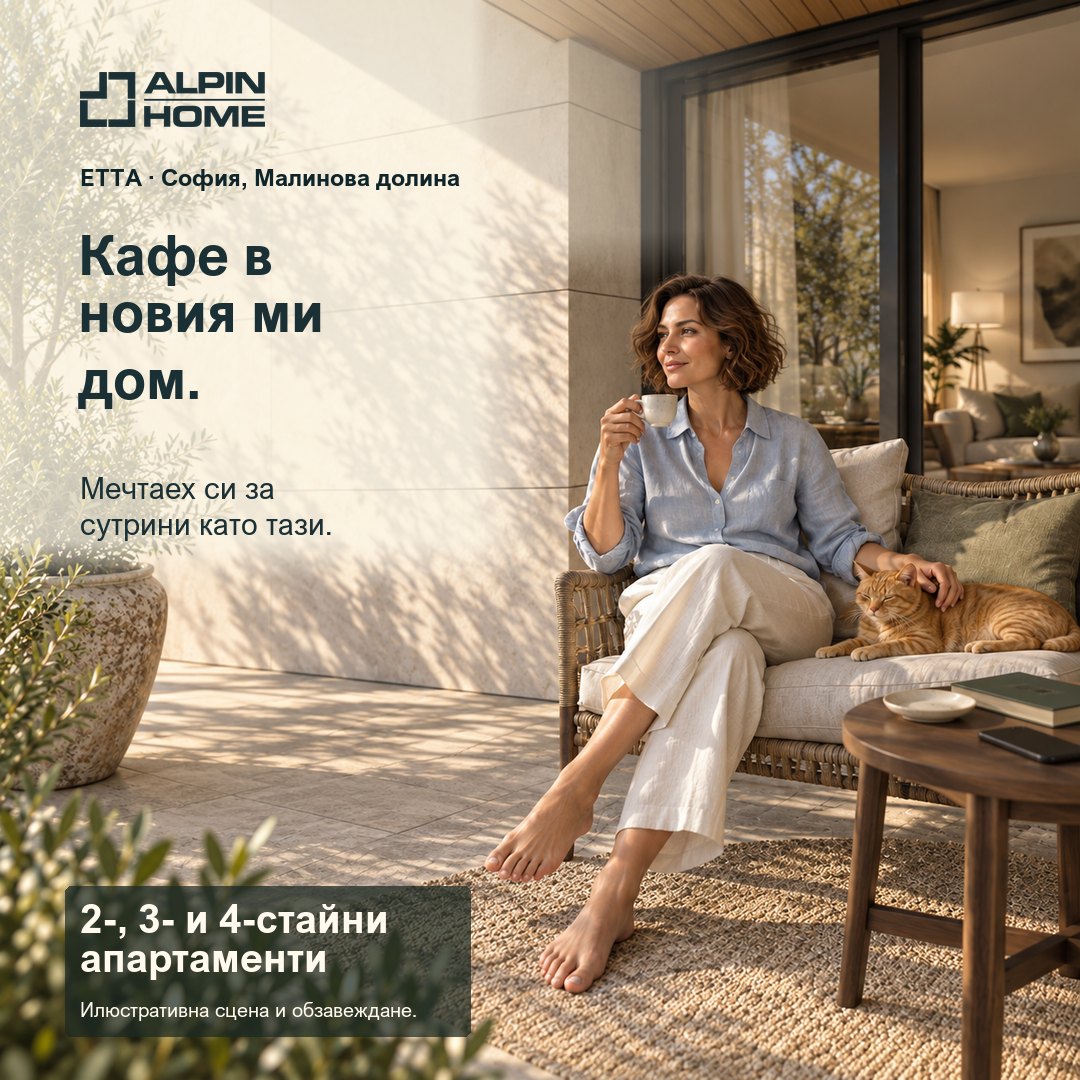 Alpin Home, ETTA — кампания „Кафе в новия ми дом“